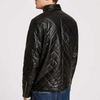 Zipper åpning menn vinterfrakk faux skinn jaket michael jackson jakker