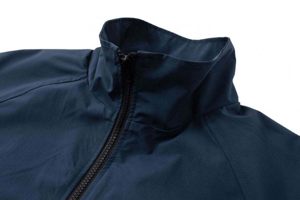 Oem Manufacturer Custom Plus Sizes Contrast Stitching Popular Stand Collar Zip Up Casual Jacket