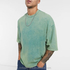 Newest Designers Oversize T Shirt Half Sleeve Vintage Acid Washed Blank Tshirt Heavyweight Men T Shirts