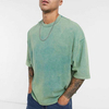 Newest Designers Oversize T Shirt Half Sleeve Vintage Acid Washed Blank Tshirt Heavyweight Men T Shirts