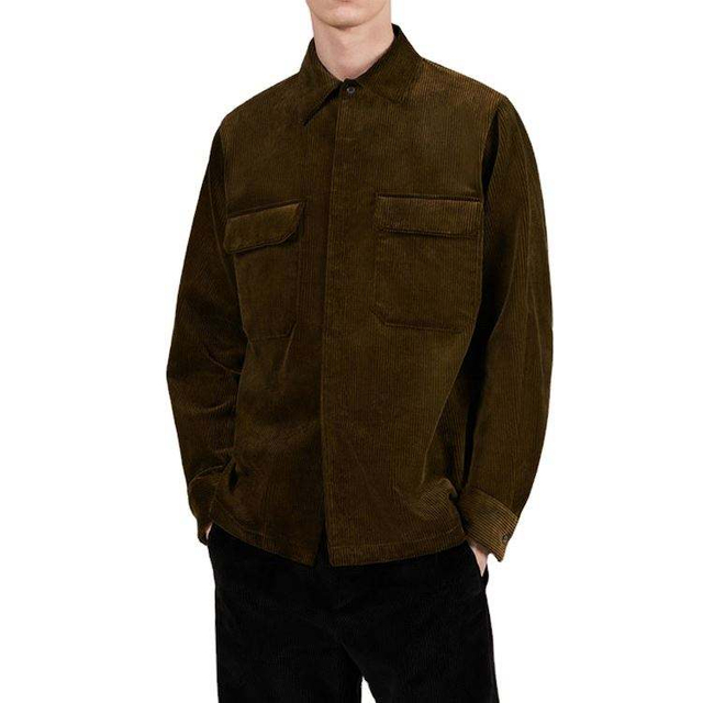 OEM Manufacturer Wholesale High Quality Casual Shirts Full Plus Size Overshirts Corduroy Fashion Men Shirt