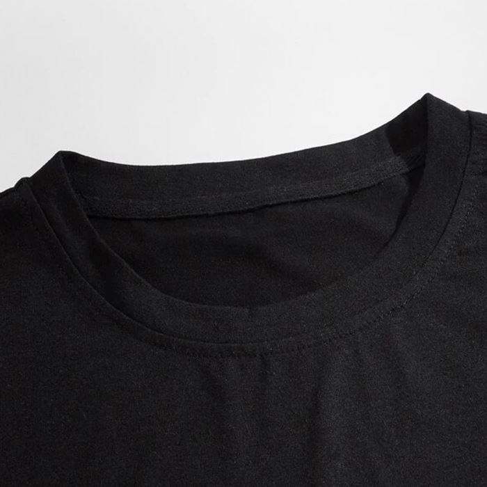 Lielapjoma izpārdošana augstas kvalitātes T kreklu kontrasta paneļa īsām piedurknēm vīriešu apkakles tukši T krekli