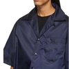 OEM Manufacturer Fashion Style Nylon Navy Short Sleeve Shirt With Chest Pocket For Men