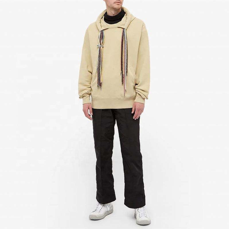 OEM Manufacturer Custom Fashion Multicolor Drawstring Design Hooded Pullover Long Sleeve 100% Cotton Hoodies For Men