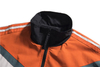 Oem Manufacturer Custom Men'ss Plus Size Fashion Contrast Stitching Stand Collar Casual Jacket