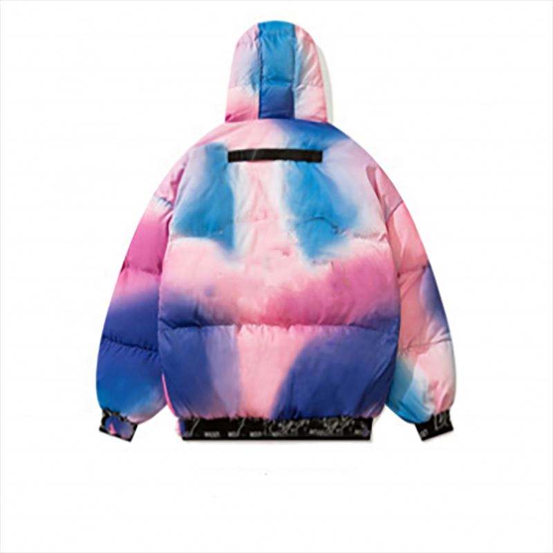 Oem Manufacturer Customized Gradient Color Men's Coat Casual Loose Lamb Wool Plus Size Jacket