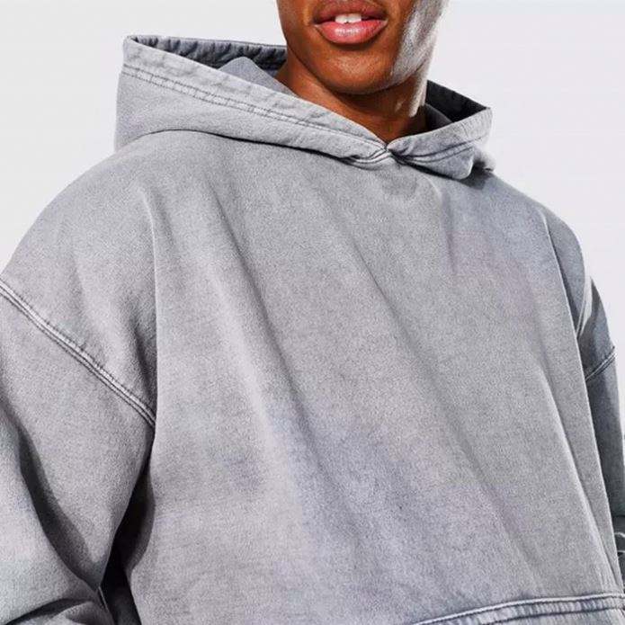 OEM Manufacturer Service Custom Streetwear Heavyweight Hoodie 100% Cotton Men Oversized Washed Vintage Hoodie