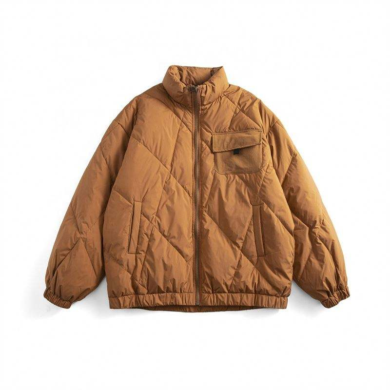 OEM Manufacturer Custom Men's Down Baggy Multi-Pocket Cotton Coat Jacket