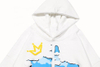 OEM Manufacturer Custom Cartoon Print Hoodie Casual Loose Hoodie