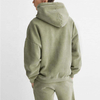 OEM Manufacturer Custom Men's Clothing Washed Distressed Oversized Hoodie Pullover Blank Faded Hoodie Sweatshirt Coats