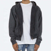 OEM Manufacturer Custom Cotton Fleece Oversized Vintage Washed Zip Up Hoodie Pullover For Men