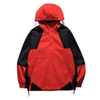 OEM Manufacturer Customized Color Block Patchwork Half Zipper Casual Custom Sweatshirt Plus Size Hoodies Men Hoodies