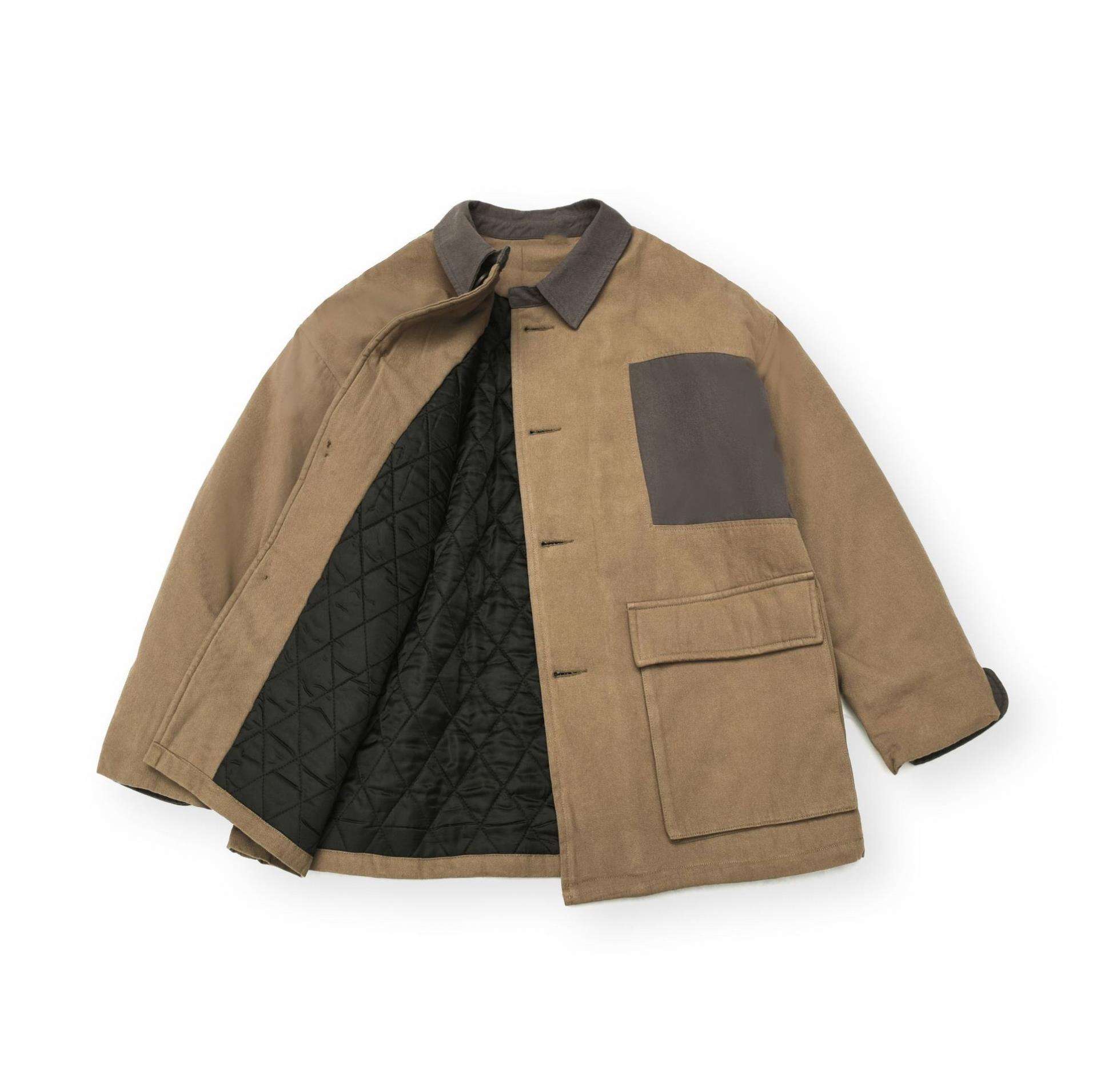 OEM Manufacturer Customized Men's Contrast Stitching Loose Coat Jacket