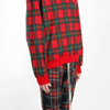 Výrobca výrobcu OEM Veľkoobchod 100% bavlna Red Plaid Mens Custom Hoodies