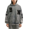 OEM Manufacturer 2022 Eco Friendly Vintage Heavyweight Acid Wash Men Custom Logo Chenille Embroidery Patch Hoodie