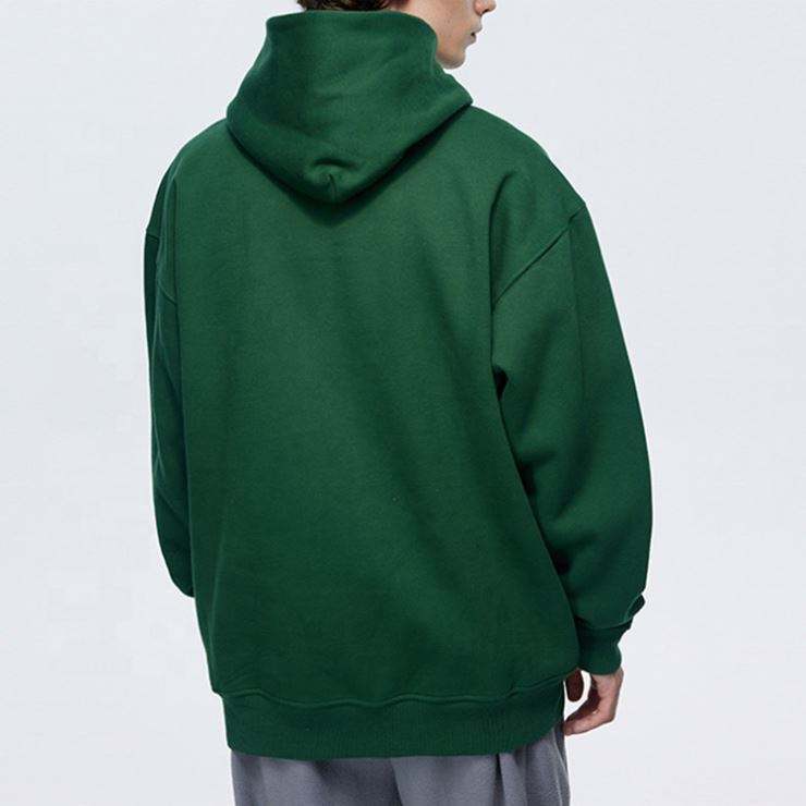 OEM Manufacturer Custom Thick Warm Winter Chenille Patches Fashion Hoodies Men's Coats
