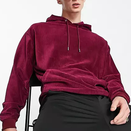 Nhà sản xuất OEM Áo thun nhung trơn dài tay chất lượng cao tùy chỉnh Áo hoodie nhung cho nam