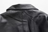 Oem Manufacturer Custom High Quality Plus Size Function Pu Leather Men's Wide Edition Multi-Bag Jacket