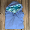 Oem High Quality Oversized Unisex Luxury Silk Plain Men Custom Satin Lined Hoodie With Satin Hood