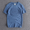 OEM Pengilang Berkualiti Tinggi Pima Kapas Berat T-Shirt T-shirt Plus Percetakan Saiz 3D Tshirt T-shirt Lelaki