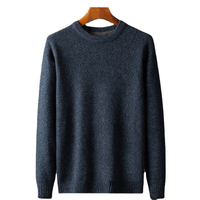Custom LOGO pattern autumn and winter men's sweater round neck sweater