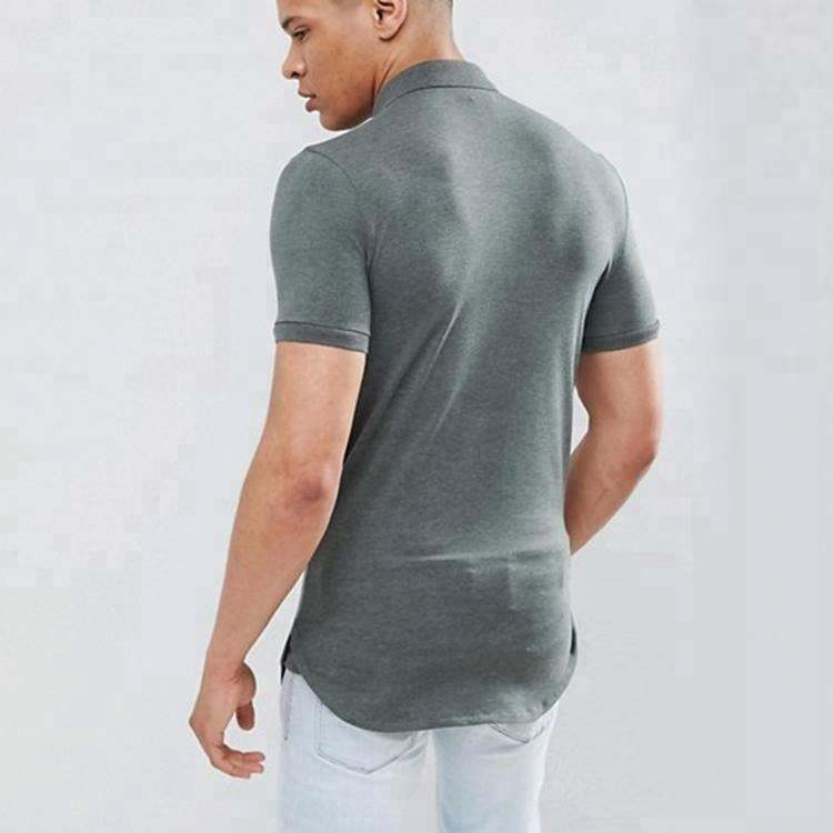 Чоловіча однотонна сорочка поло Factory Direct Custom Muscle Fit з короткими рукавами