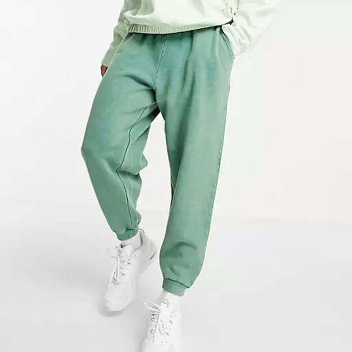 Wholesale Custom Drawstring Waist Oversized Men 100% Cotton Washed Sweatpants