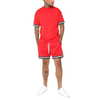 OEM Factory Custom Color Men Blank 2 Piece Short And T Shirt Set