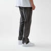 Manufacturer Custom Vintage Washed Black Mens Cotton Thick Sweatpants