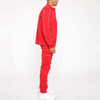 Wholesale Piping Detail Drawstring Waist Mens Track Pants