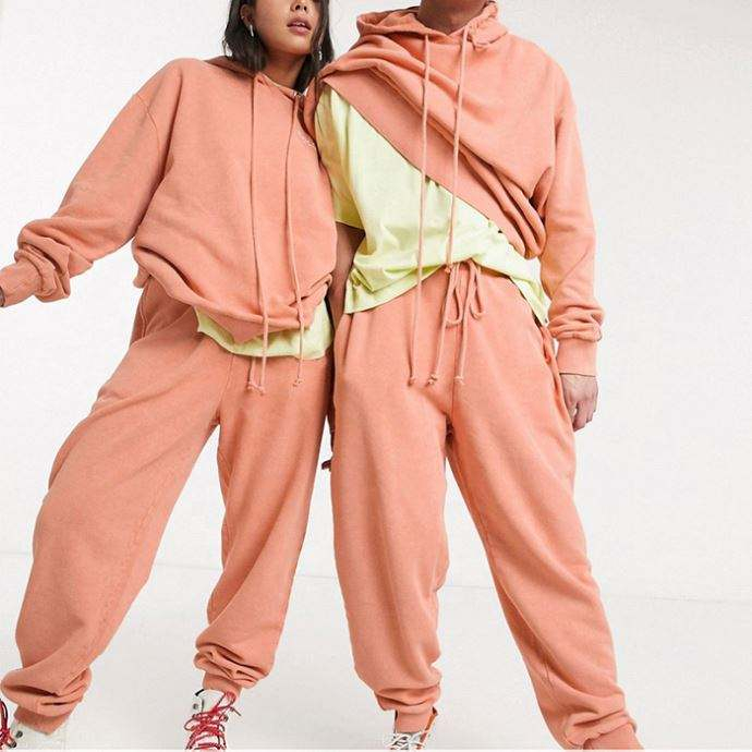 Fabricants OEM Fabricants personnalisés Men de survêtement non marque Couleur solide en deux pièces Sweat à capuche