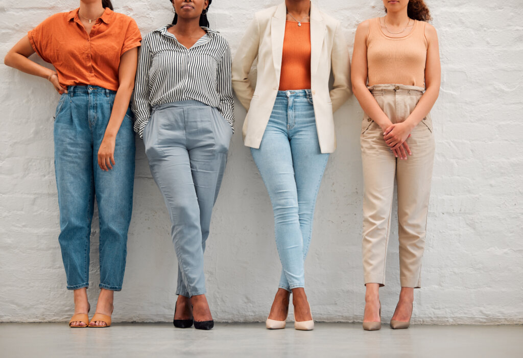 straight fit pants