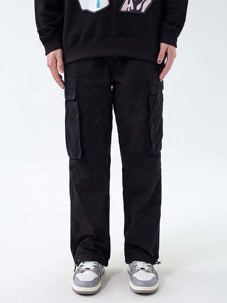 OEM Manufacturer Men's Loose Cotton Overalls Terry 100% Cotton Sweatpants Slim Fit Custom Men Joggers Pants