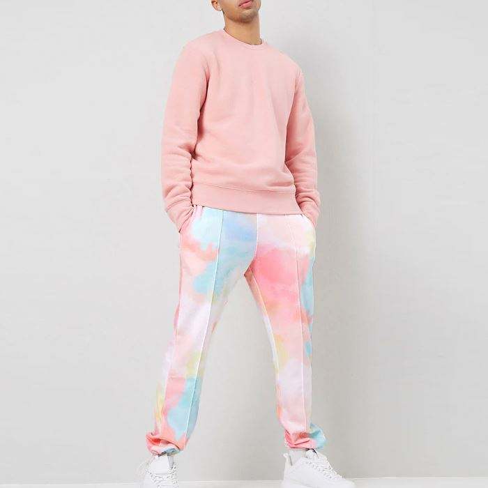 High Quality Wholesale Tie Dye Drawstring Waist Men Sweatpants