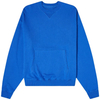 CUSTOM LOGO MEN CREWNECK JUMPER LOOPBACK COTTON JERSEY PLAIN SWEATSHIRT WITH KANGAROO POCKET