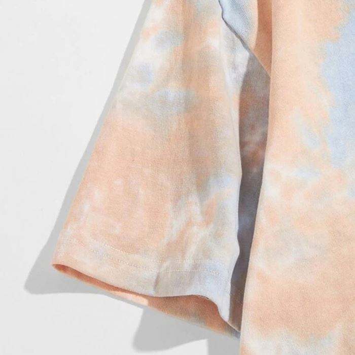 Clothing Factory Custom High Quality T Shirt Short Sleeve Men Summer Cotton Tie Dye T Shirt