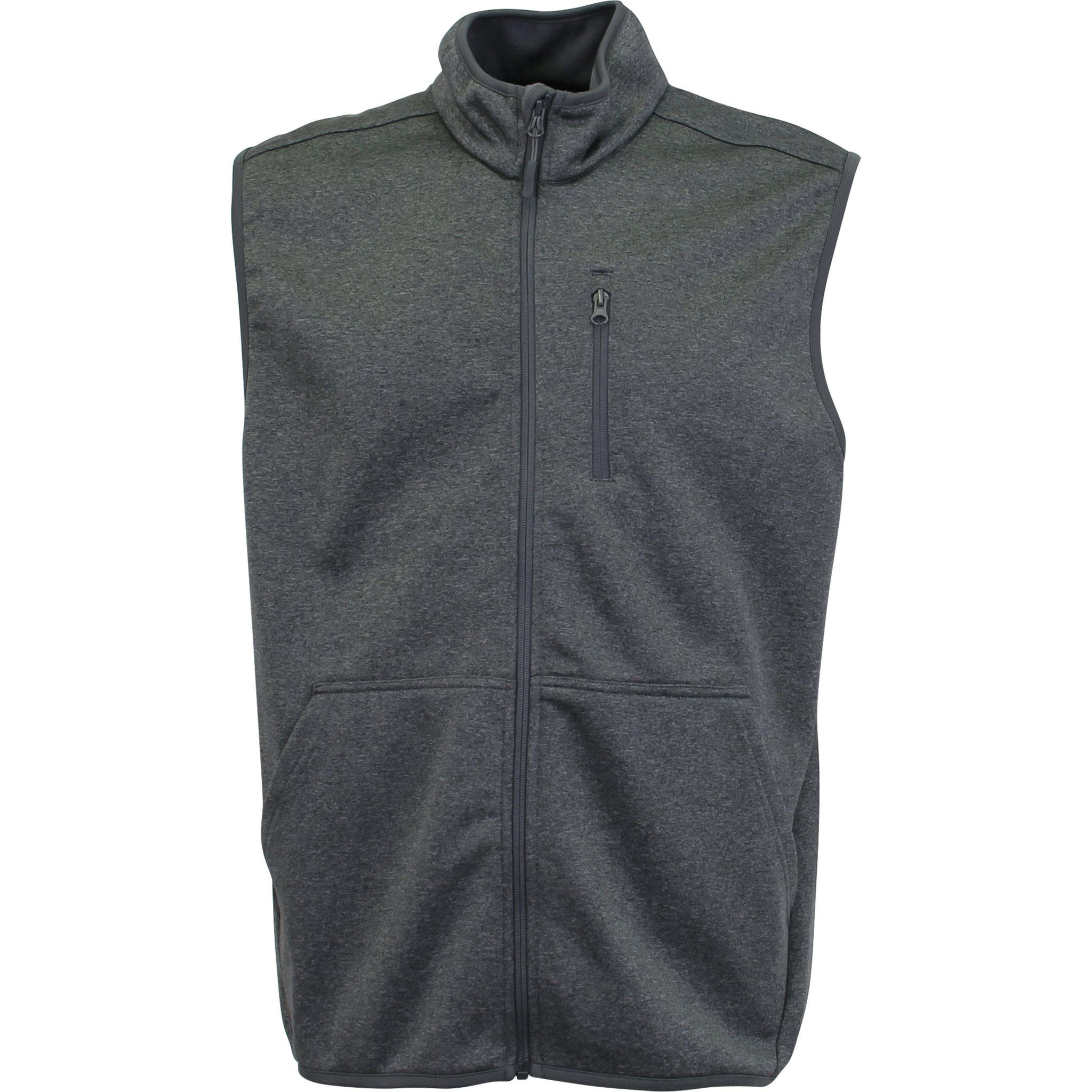 OEM Manufacturer Custom Logo Mid-weight Polyester Microfleece Zip Men Fishing Vest