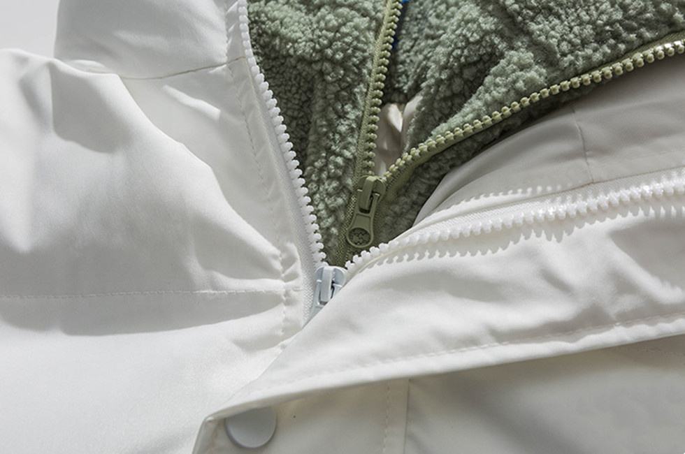 Oem Manufacturer Custom Men's Coat Solid Color False Two Pieces Of Patchwork Hooded Cotton-Padded Jacket