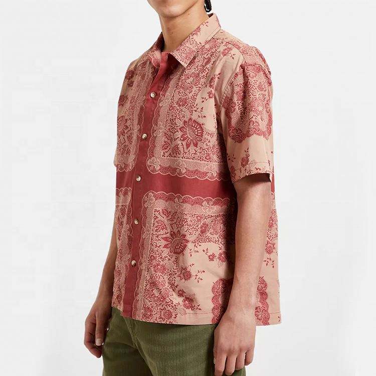 OEM Manufacturer Custom Summer High Quality Positioning Printing Shirts Men