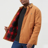Factory Supply Padded Button Down Canvas Men Winter Coat Jacket