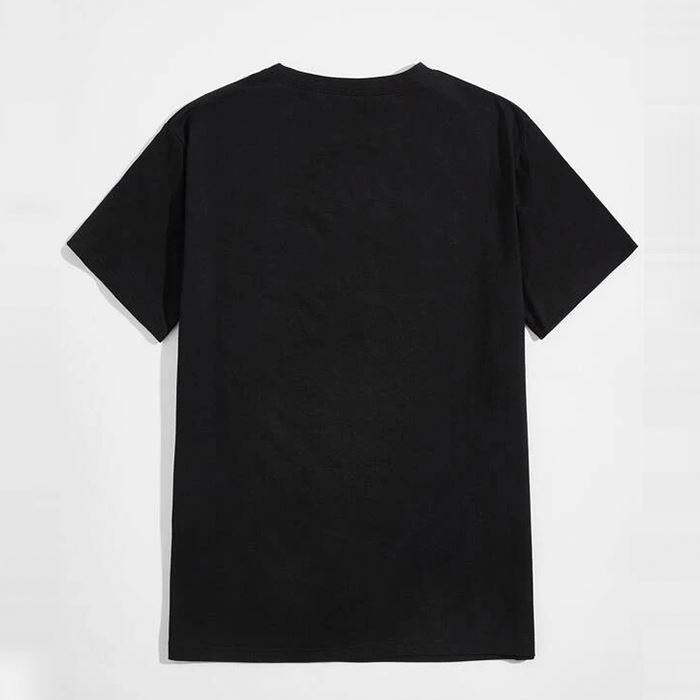 Lielapjoma izpārdošana augstas kvalitātes T kreklu kontrasta paneļa īsām piedurknēm vīriešu apkakles tukši T krekli