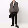 OEM Manufacturer Custom Men High Quality Long Sleeve Turn-Down Collar Drawstring Hem Design Zipper Bomber Jacket