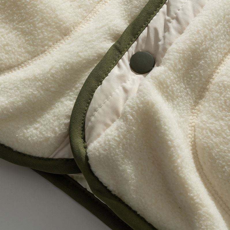 OEM Manufacturer Custom Multi-Pocket Solid Color Ribbed Hem Stand Collar Cotton Coats Jacket