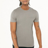 Oem Service Custom Branded T-Shirt Short Sleeve Muscle Fit Men Cotton Plain Blank T Shirts