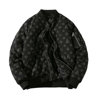 Uniforme de Baseball avec lettres r&eacute;fl&eacute;chissantes &eacute;paisses, fabricant Oem, veste bombardier en coton pour hommes et femmes, automne et hiver