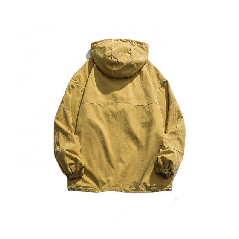 OEM Manufacturer Custom Men's Pullover City Outdoor Cargo Hoodie Solid Color Casual Hoodie Top