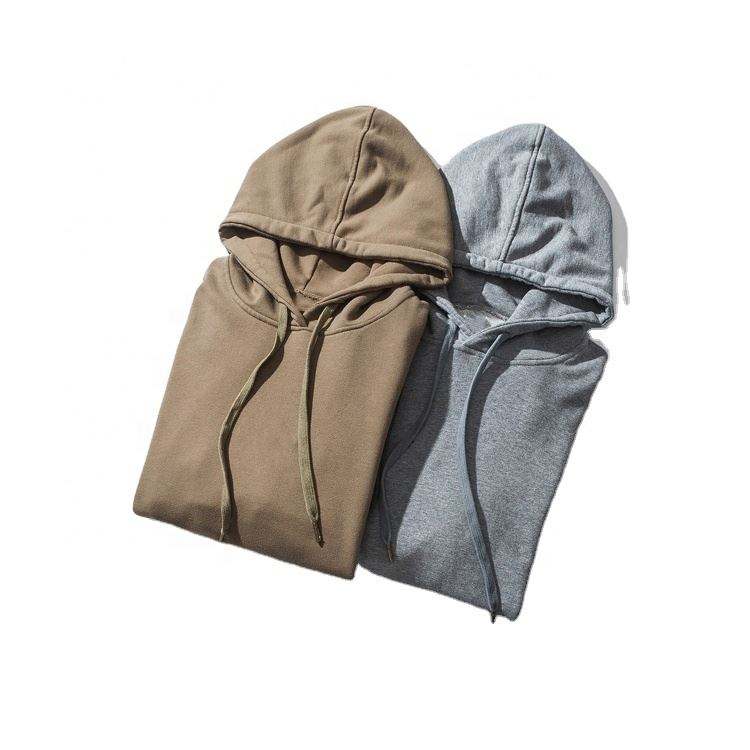 Pengilang OEM Logo Kustom 100% Kapas Reka Bentuk Terkini Perancis Terry Dip Dye Hoodie untuk Lelaki