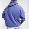 OEM Manufacturer Custom Men's Thickness Heavyweight Cotton Oversized Vintage Washed Grey Hoodie Pullover