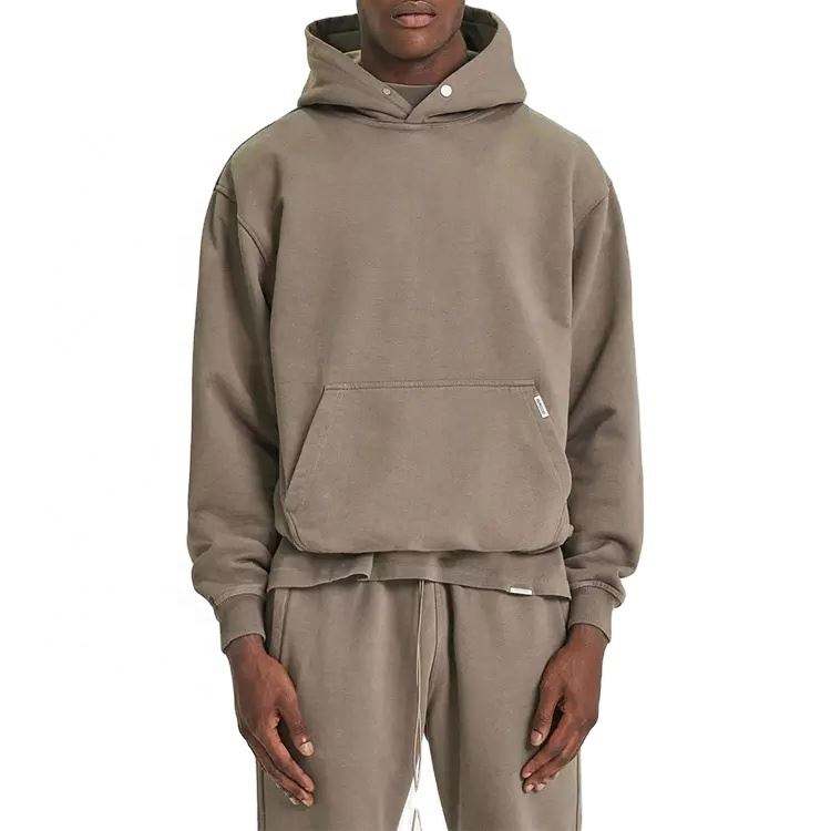 OEM Manufacturer 2022 New Blank Hoodies 100% Cotton Logo Print American Size Hoodies Sweatshirt Men's Oversized Hoodie For Men