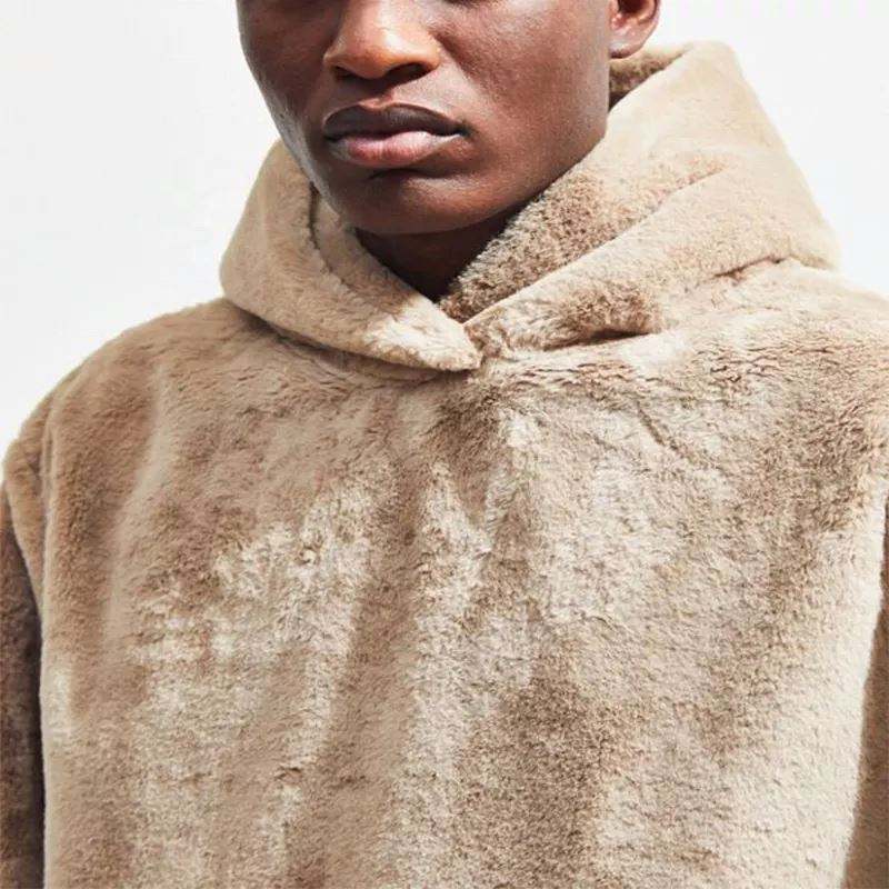 OEM Manufacturer Custom Thickness Warm Blank Fleece Wool Hoodie Sweatshirts Pullover For